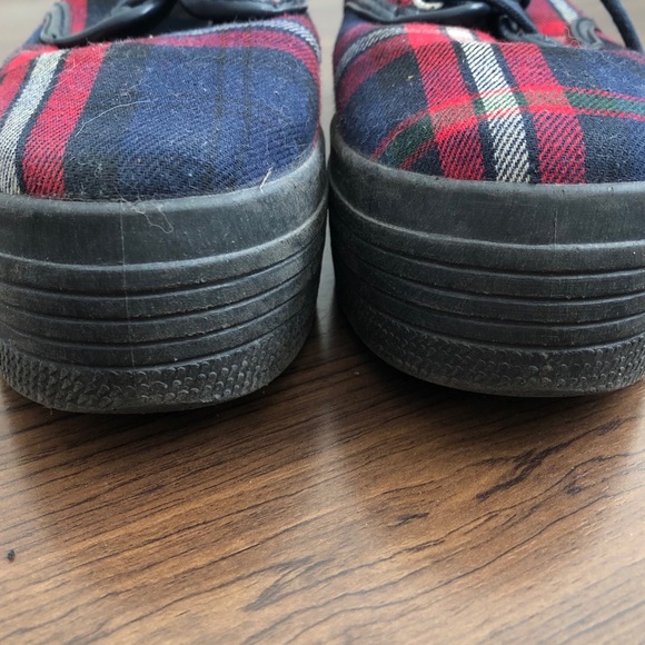 Plaid Platform Sneakers - Picture 6 of 6
